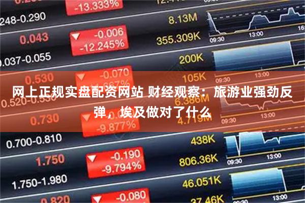 网上正规实盘配资网站 财经观察：旅游业强劲反弹，埃及做对了什么